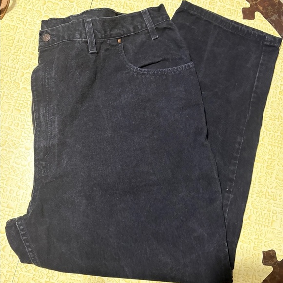 Vintage Levi's Relaxed Fit Men's Jeans - Black - Picture 5 of 9